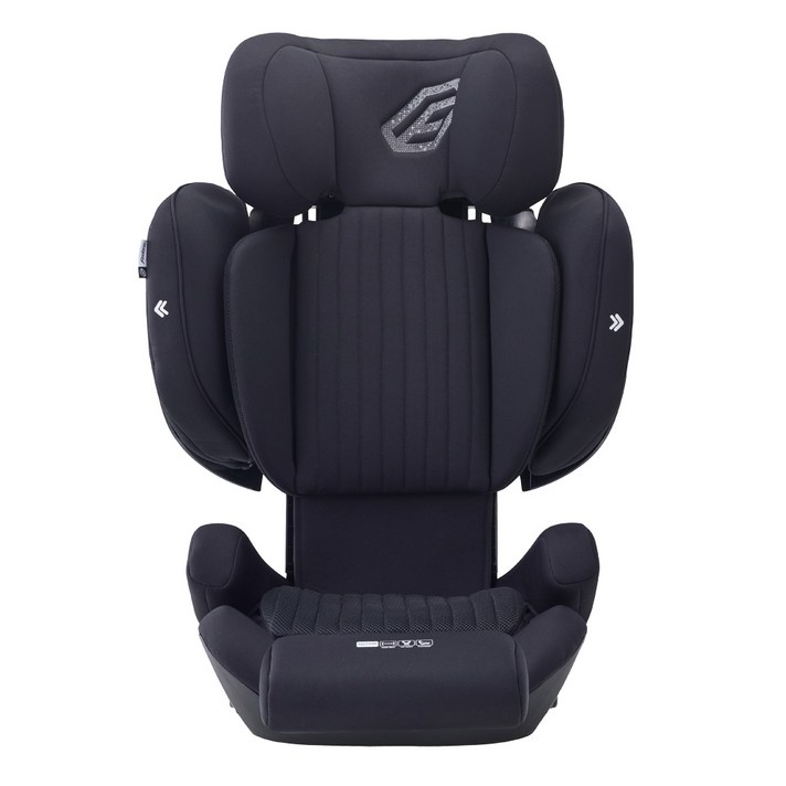 페도라 토네이도 ISOFIX 주니어 카시트 일체형, 블랙 스톤