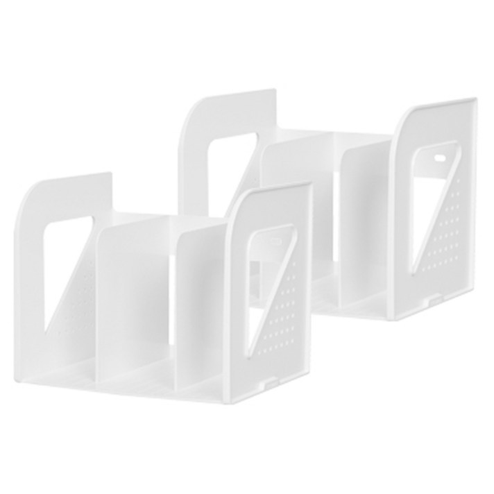 리템 EL 3단 책꽂이 2p, WHITE