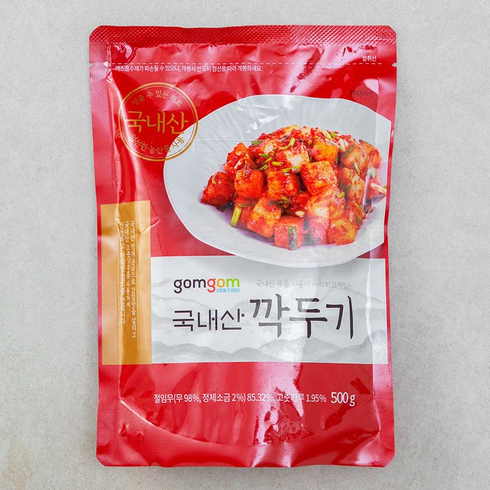 곰곰 깍두기 (냉장), 500g, 1개