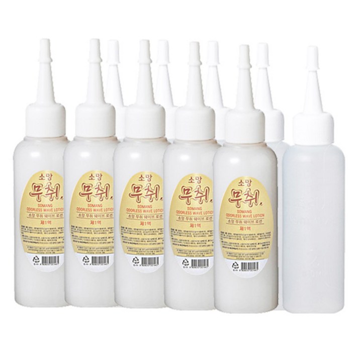 소망 무취 웨이브 펌 1제 100ml + 2제 100ml, 5세트