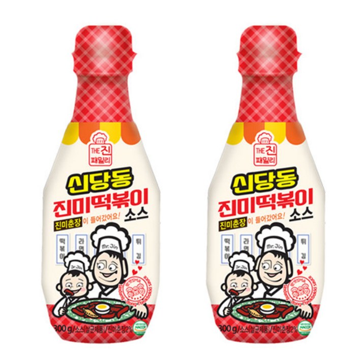 미스터진 진패밀리 신당동 떡볶이 소스, 300g, 2개입