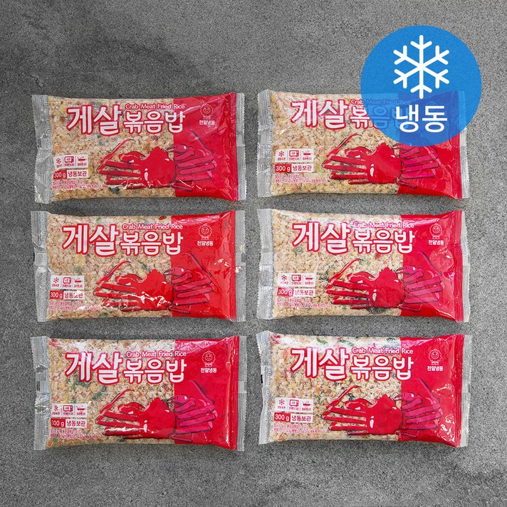 천일식품 게살 볶음밥 (냉동), 300g, 6개