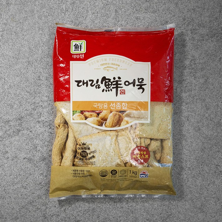 대림선 어묵 국탕용 선종합, 1000g, 1개