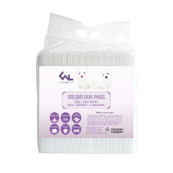 CNL life 디럭스 보급형 애견패드 14g x 100p, 1개