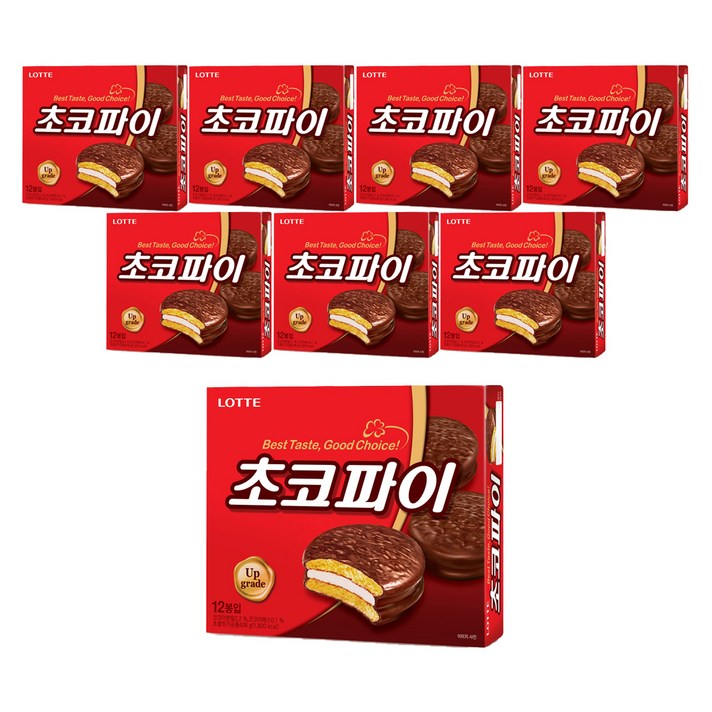 롯데제과 초코파이, 408g, 8개