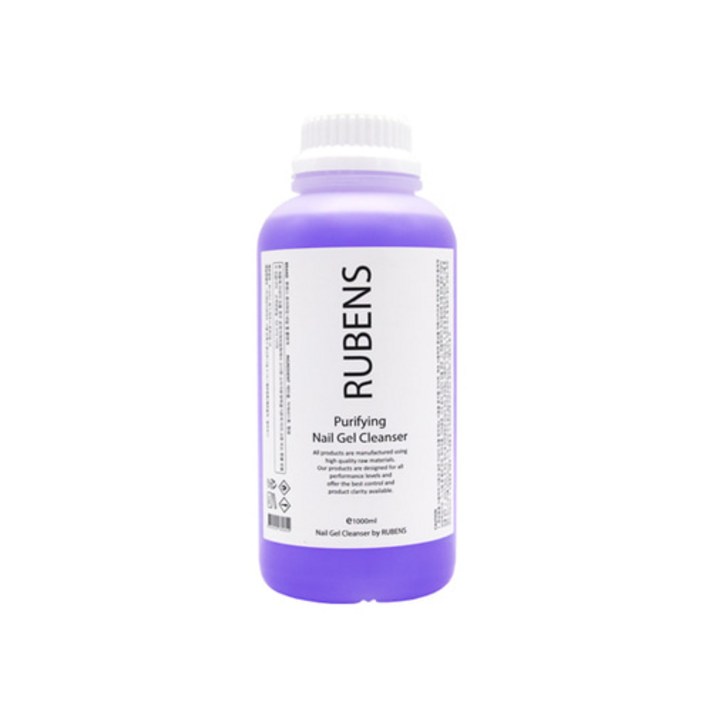 루벤스 퓨리파잉 젤 네일 클리너, 1000ml, 1개