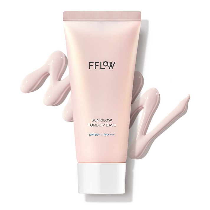 플로우 선 글로우 톤업 메이크업 베이스 60ml, 핑크 베이지, 1개