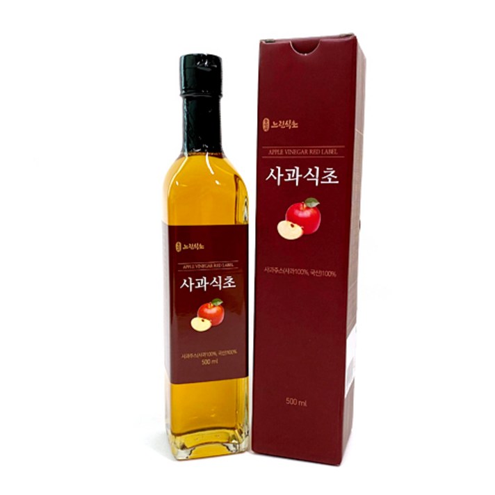 초산정 사과 자연 발효식초, 500ml, 1개
