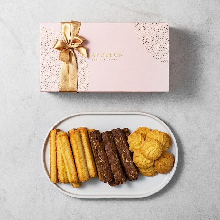 나폴레옹베이커리 미니쿠키 코코넛샤브레 138g + 버터쿠키 70g + 쇼콜라프로겐트 110g, 1세트
