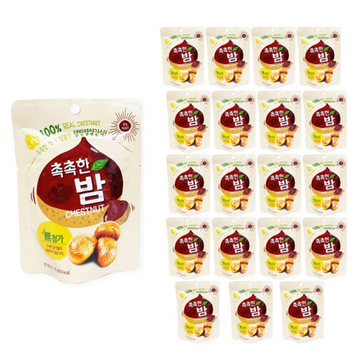 촉촉한 밤 간식, 70g, 20개