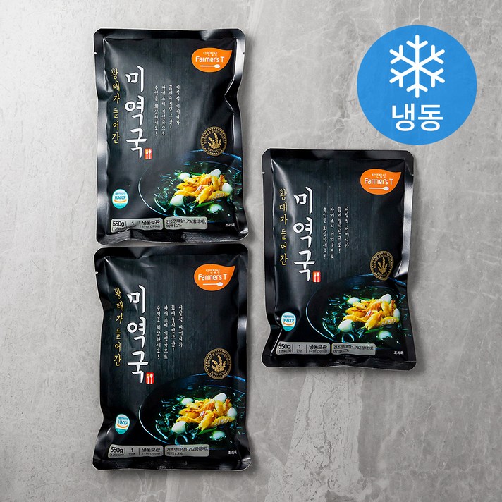파머스티 황태 미역국 (냉동), 550g, 5개