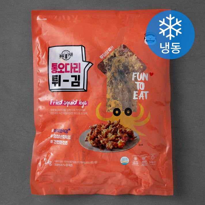 푸딩팩토리 푸딩펍 오다리튀김 (냉동), 1kg, 1개