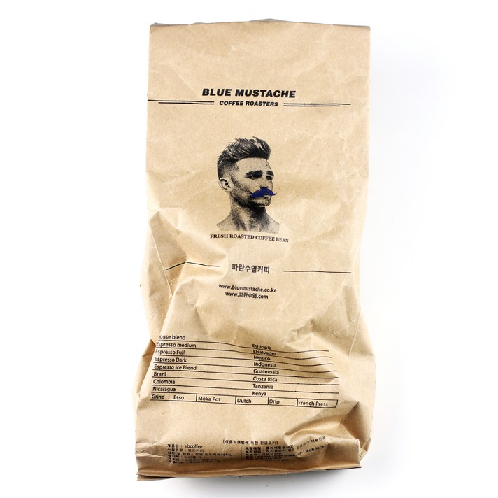 파란수염 하우스 브랜드, 분쇄안함(홀빈), 1kg