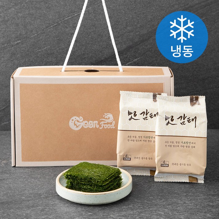 건푸드 도시락형 맛감태 (냉동), 4g, 6개