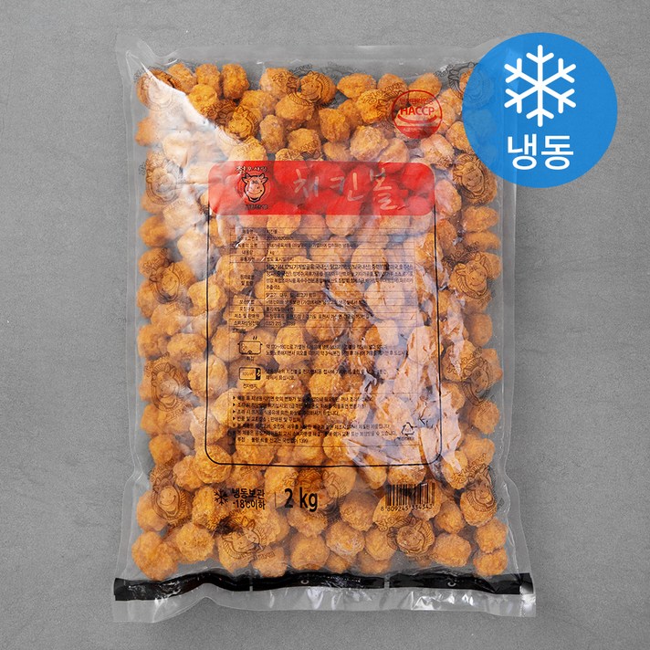 그린쉘 치킨볼 (냉동), 2kg, 1개