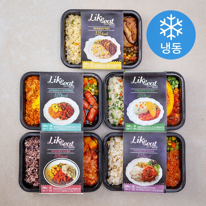라이킷 도시락 시즌 2 (냉동), 5팩