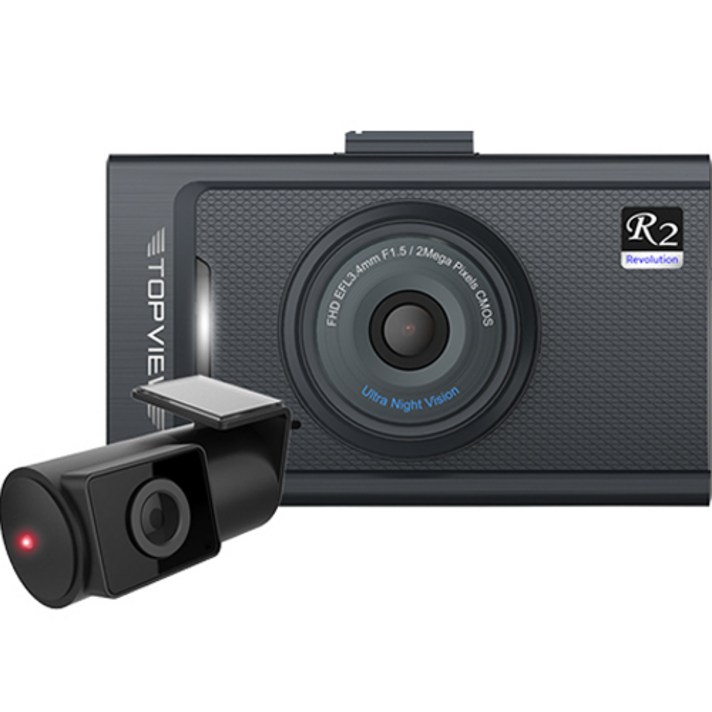 현대티앤알 전후방 FHD 2채널 블랙박스 + 무료출장장착, TOPVIEW R2, 32GB