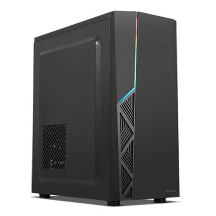 한성컴퓨터 데스크탑 블랙 프리워커 F12500 16G+500G (i5-12400 WIN미포함 NVMe 500GB DDR4 16GB), 기본형