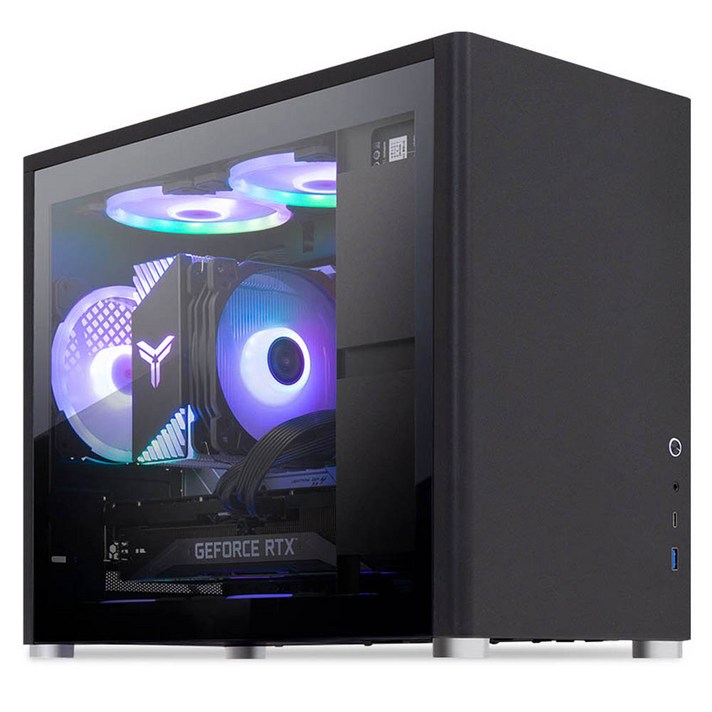한성컴퓨터 데스크탑 블랙 TFG MX4A7536 (라이젠5-7500F WIN미포함 NVMe 500GB DDR5 16GB RTX3060), Free DOS