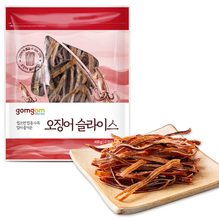 곰곰 오징어 슬라이스 대용량, 400g, 1개