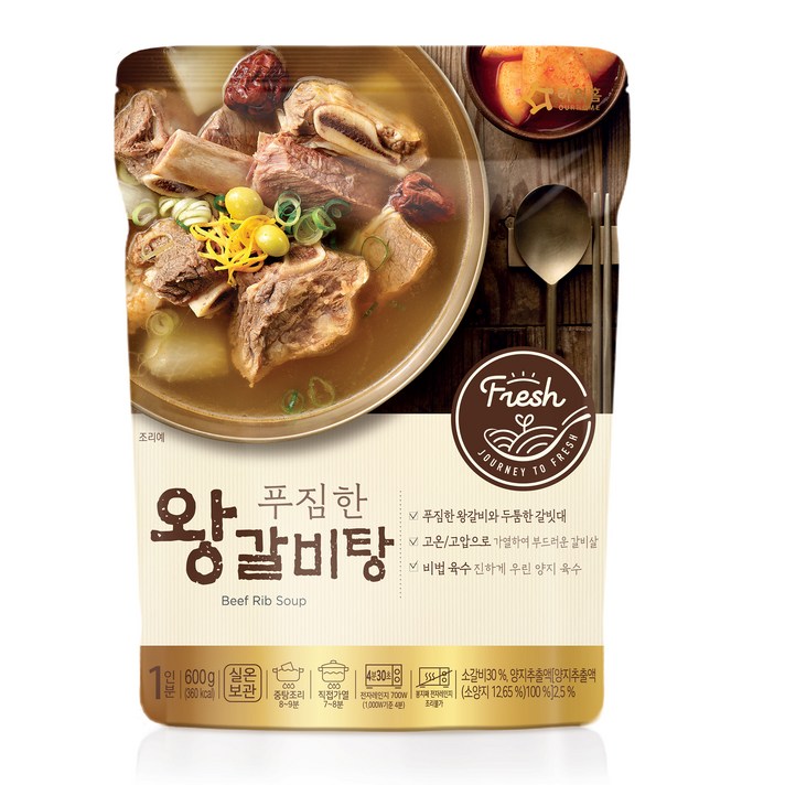 아워홈 왕갈비탕, 600g, 1개