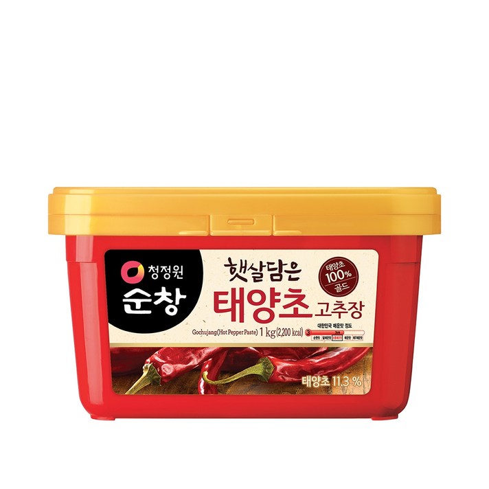 청정원순창 태양초 고추장 사각, 1kg, 1개