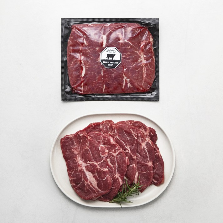 쉐프 파트너 호주산 블랙앵거스 부채살 구이용 (냉장), 400g, 1개