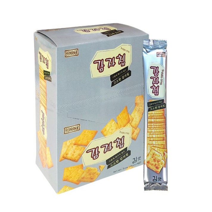 본아미 감자칩 김맛, 68g, 12개