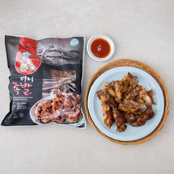 장충동왕족발 미니족발, 1kg, 1개