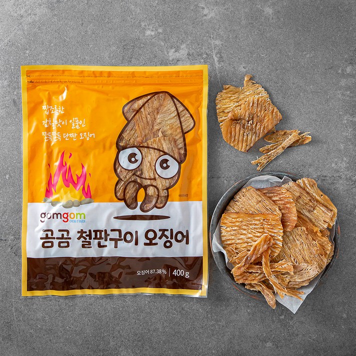 곰곰 철판구이 오징어, 400g, 1개