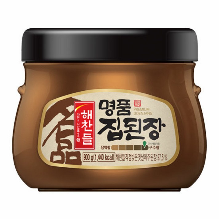 해찬들 명품 집된장, 900g, 1개
