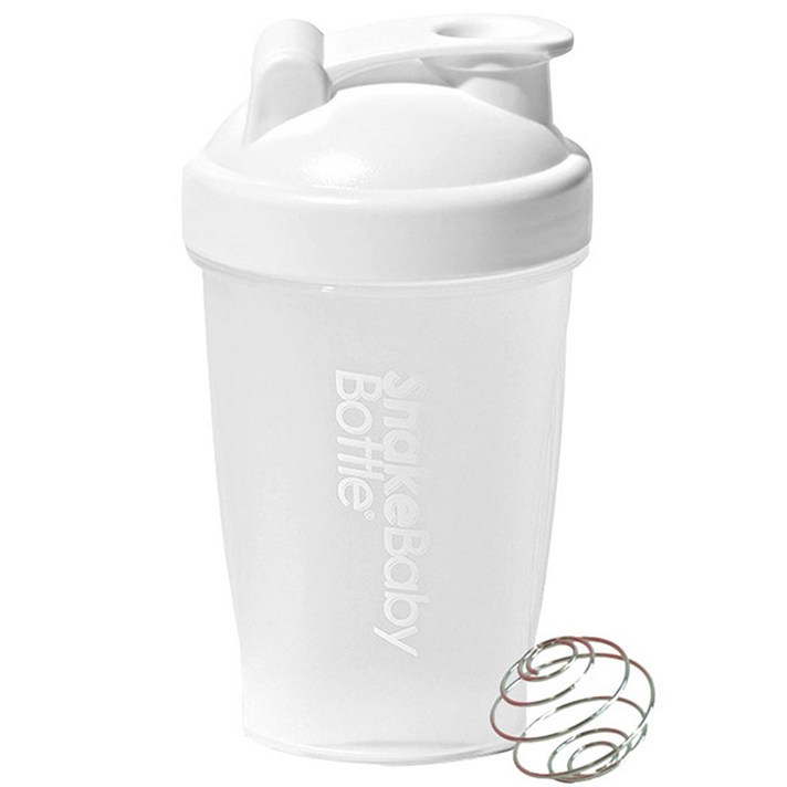 쉐이크베이비 보틀 쉐이커, 화이트, 600ml