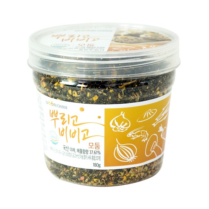 생그랑 뿌리고 비비고 모둠 후리가케, 180g, 1개