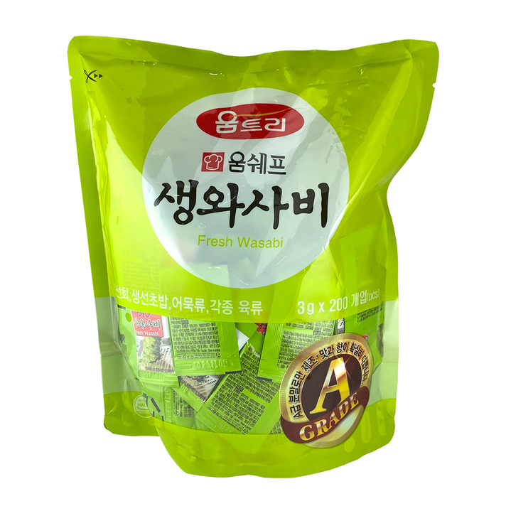 움트리 생와사비, 3g, 200개