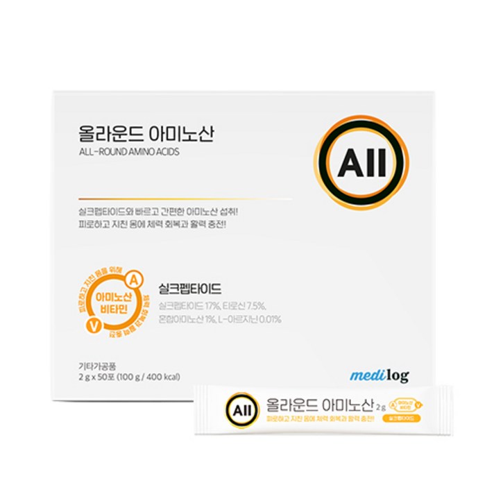 메디로그 올라운드 아미노산 50p, 1개, 100g