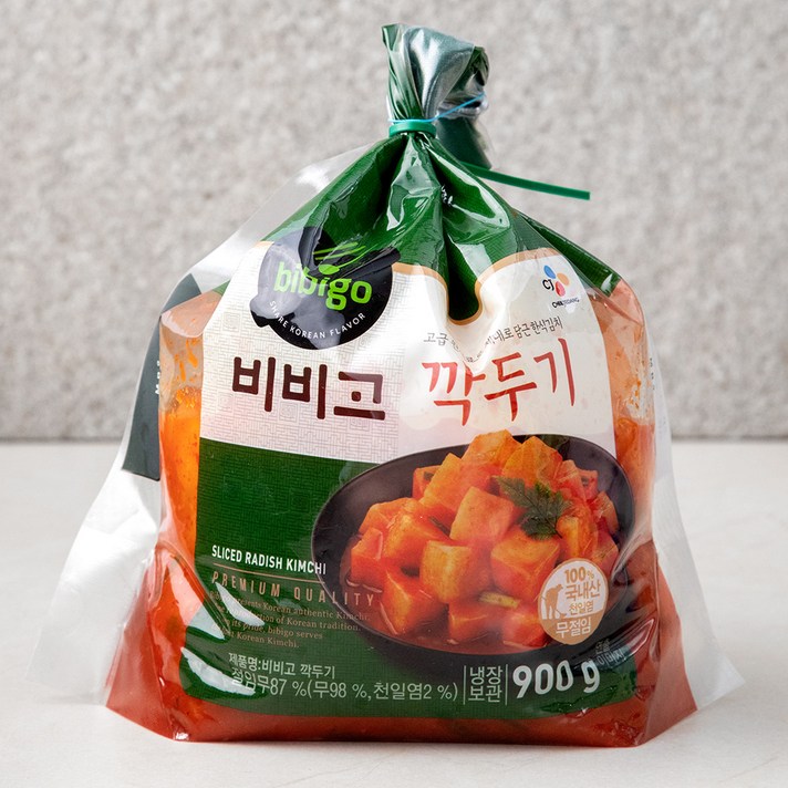 비비고 깍두기, 900g, 1개