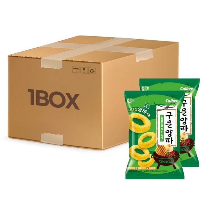 해태 구운 양파 과자, 70g, 16개입