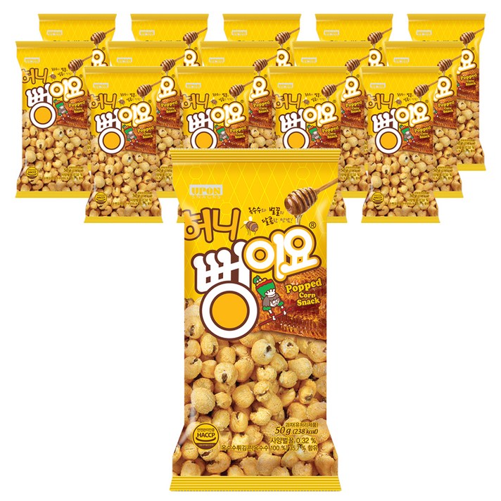 뻥이요 허니, 50g, 15개