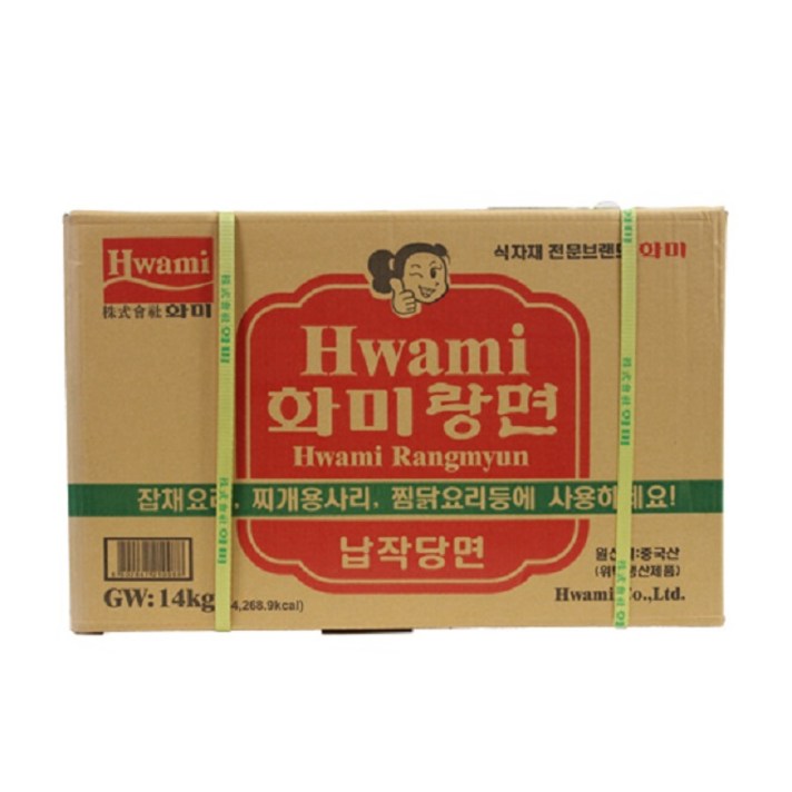 화미 화미랑면 14kg (화미당면/납작당면/납작랑면), 1개