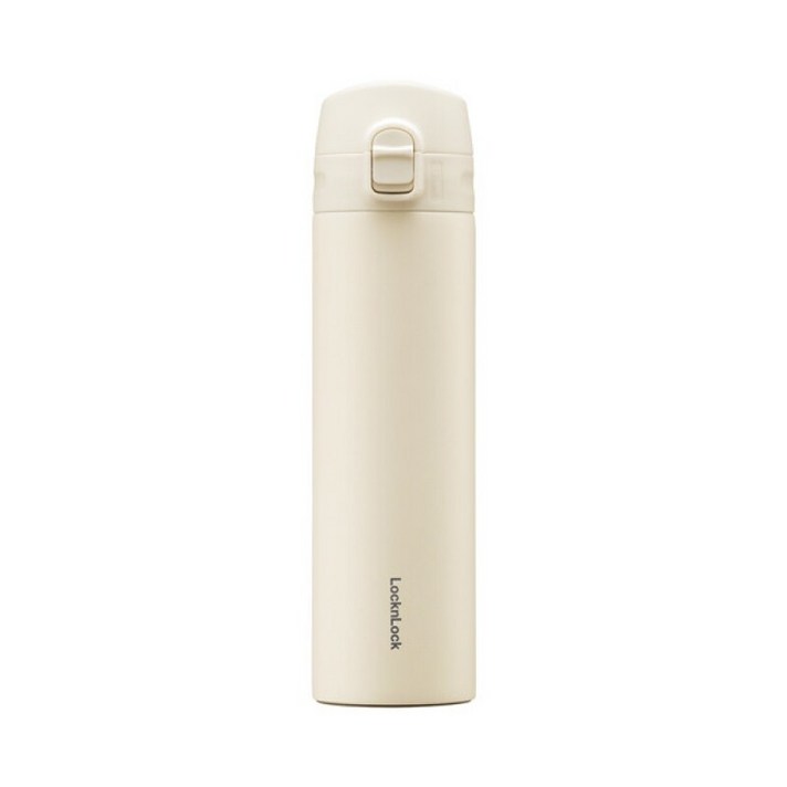 락앤락 슬림핏 원터치 텀블러, 아이보리, 400ml