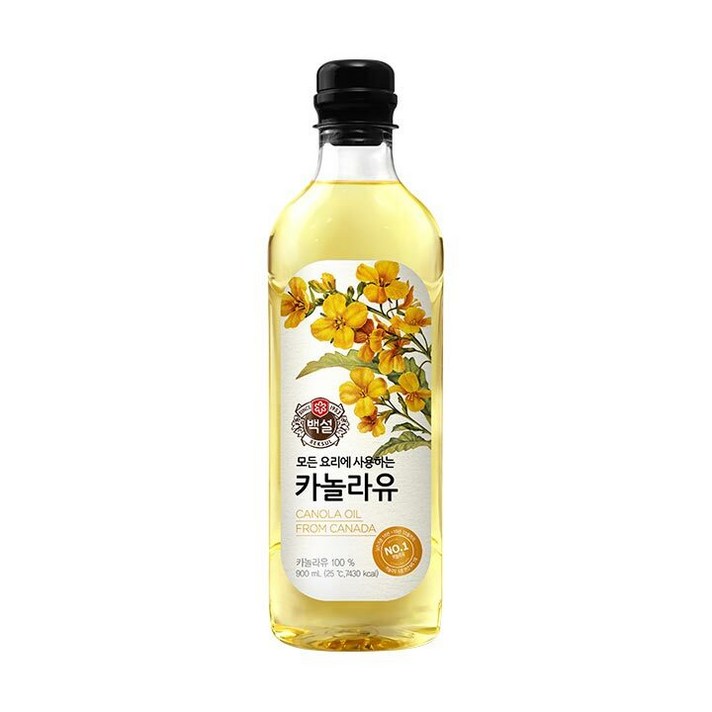 백설 카놀라유, 900ml, 1개