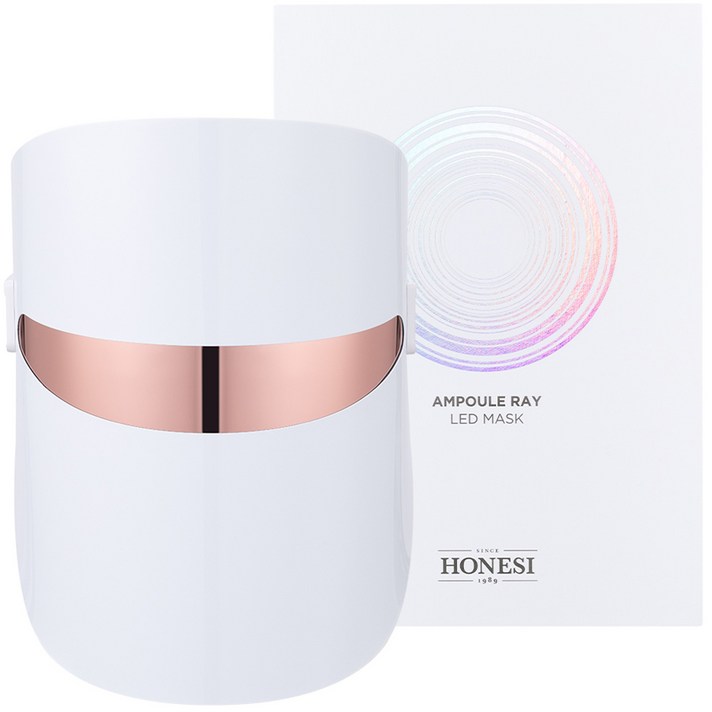 어니시 앰플 레이 LED 마스크, HPC-EB-2201, 화이트