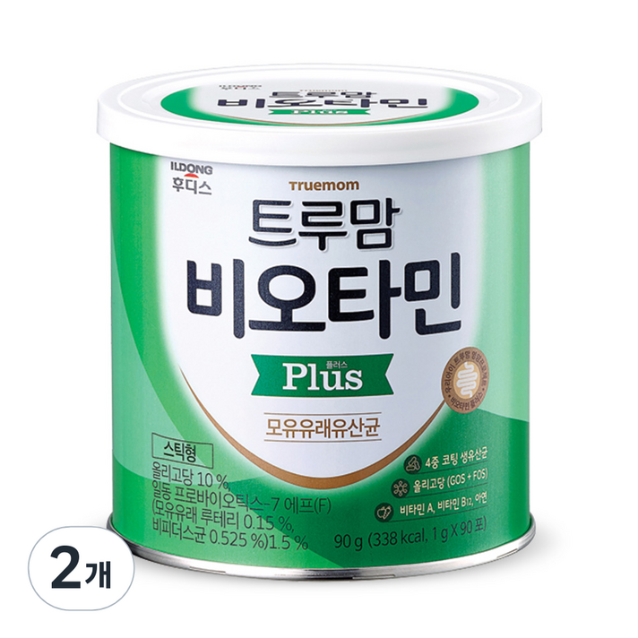 일동후디스 비오타민 플러스 프리바이오틱스 90p, 2개, 90g