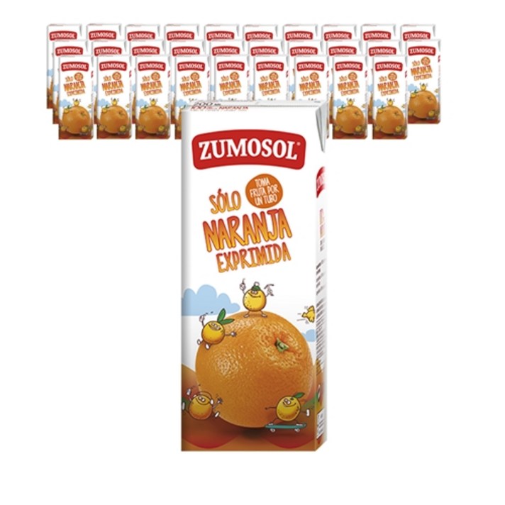 주모솔 오렌지 주스, 200ml, 30개