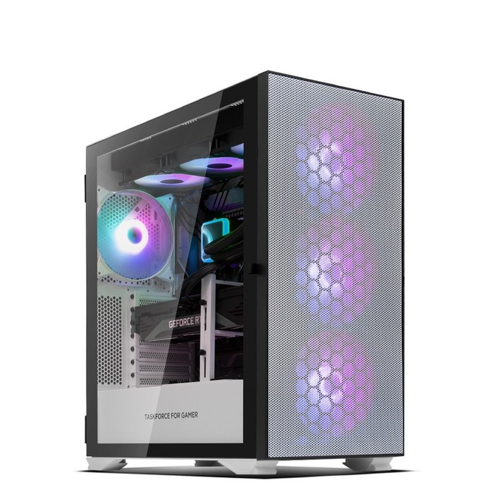 한성컴퓨터 게이밍 데스크탑 화이트 TFG DX5708RXTi (라이젠7-5800X WIN미포함 RAM 32GB NVMe 512GB RTX 3080 Ti), 기본형