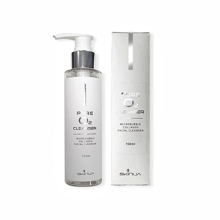 스키누아 퓨어 오투 콜라겐 마이크로 버블 클렌저, 150ml, 1개