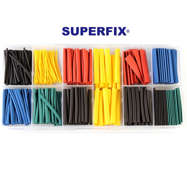 슈퍼픽스 수축튜브 Shrink tube 280PCS 열 컬러 색상