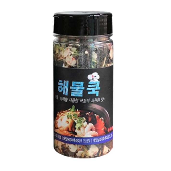 해물쿡 매콤쿡 건더기 캠핑 음식 후리카게 가공 라면, 해물톡