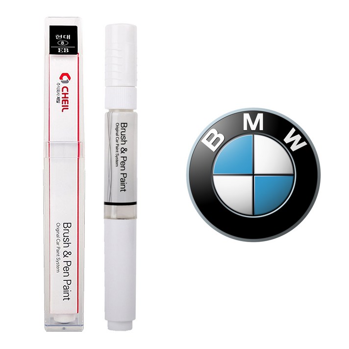 제일 BMW 자동차 카페인트 차량용 붓펜 도색, BMW-A92(4)-오리온실버, 1개