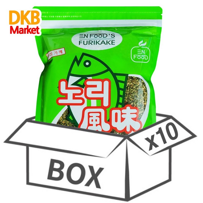 푸드 이엔 노리풍 후리가께 500g 10ea 1box, 1